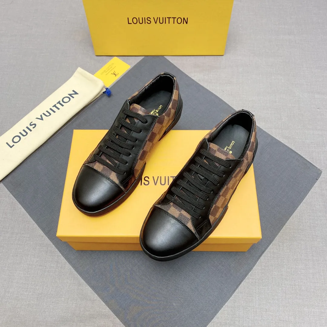 p360 LV men's shoes, casual shoes, sneakers, an international high-end brand, this model is the official classic model, 1:1 quality, made by famous manufacturers, made of Italian cowhide ➕PVC presbyoplasty material, perfect last shape, generous and fashionable design, attracting many consumers, top-grade cowhide inside, made of cowhide: what you want is high quality; dear friends, don't miss to forward the picture, the code number is 38_44 optional, No. 019